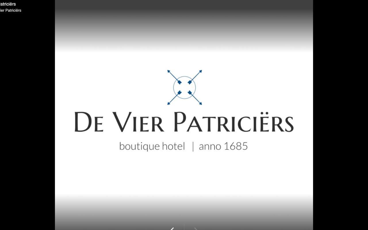Boutique Hotel De Vier Patriciers Мидделбург Экстерьер фото